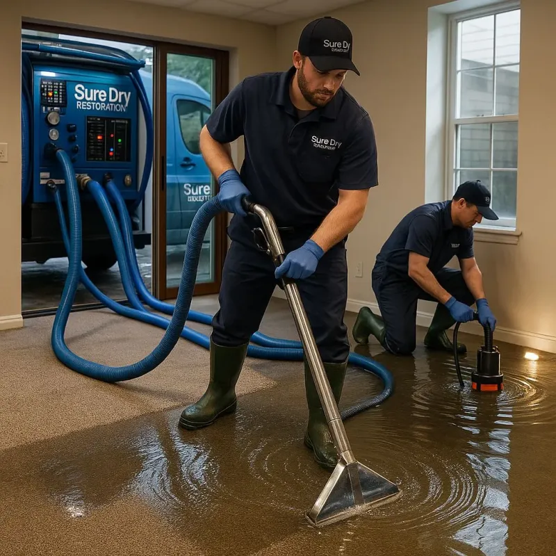 Water Extraction and Removal process in North Boston, NY